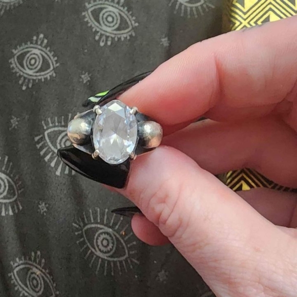 Handmade skull ring size 8.5 - Picture 2 of 5